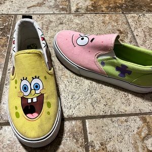 SpongeBob and Patrick kids shoes
